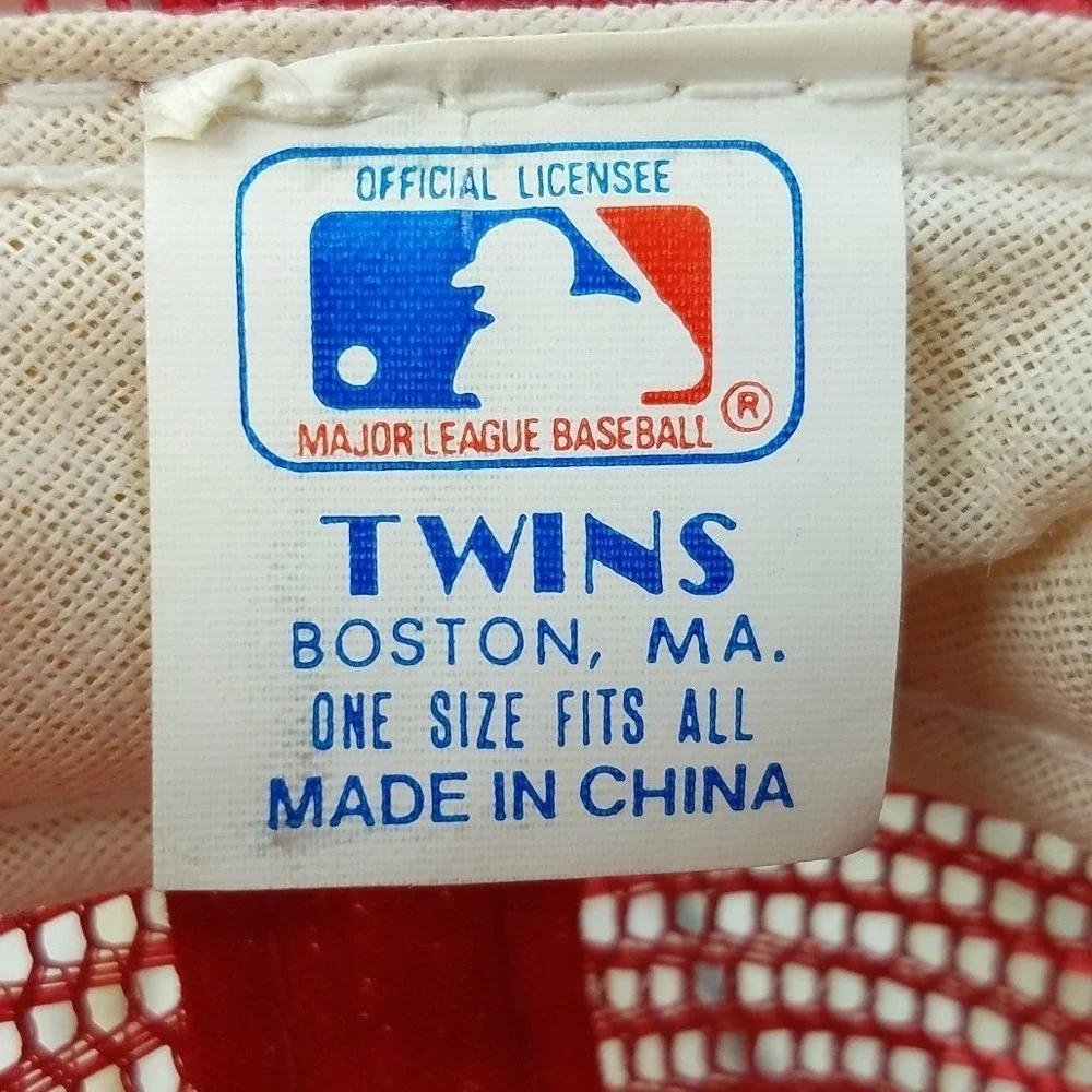 Twins St Louis Cardinals Trucker Hat Red MLB Snapback Mesh Deadstock Vintage Cap